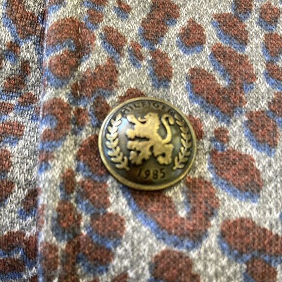 Tommy Hilfiger Animal Print Blazer Medium New - Picture 6 of 10